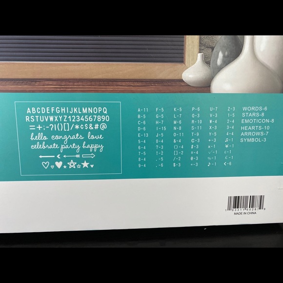 328pc Letter Board Kit - Picture 3 of 3